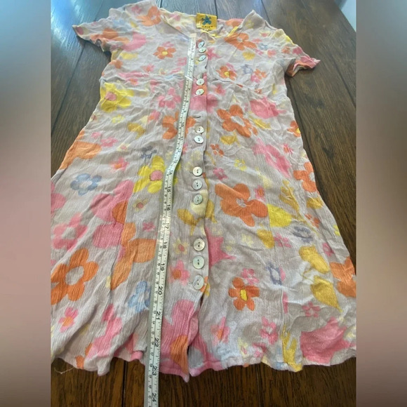 Unif Floral Button Up Dress Size Small B14 - Picture 3 of 5